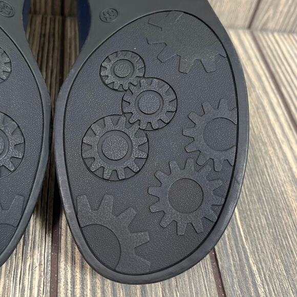 Bongo Women Pennie Loafers Sz 5.5 Teen Y2K 90s Faux Leather Navy Retro Casual - Picture 9 of 9